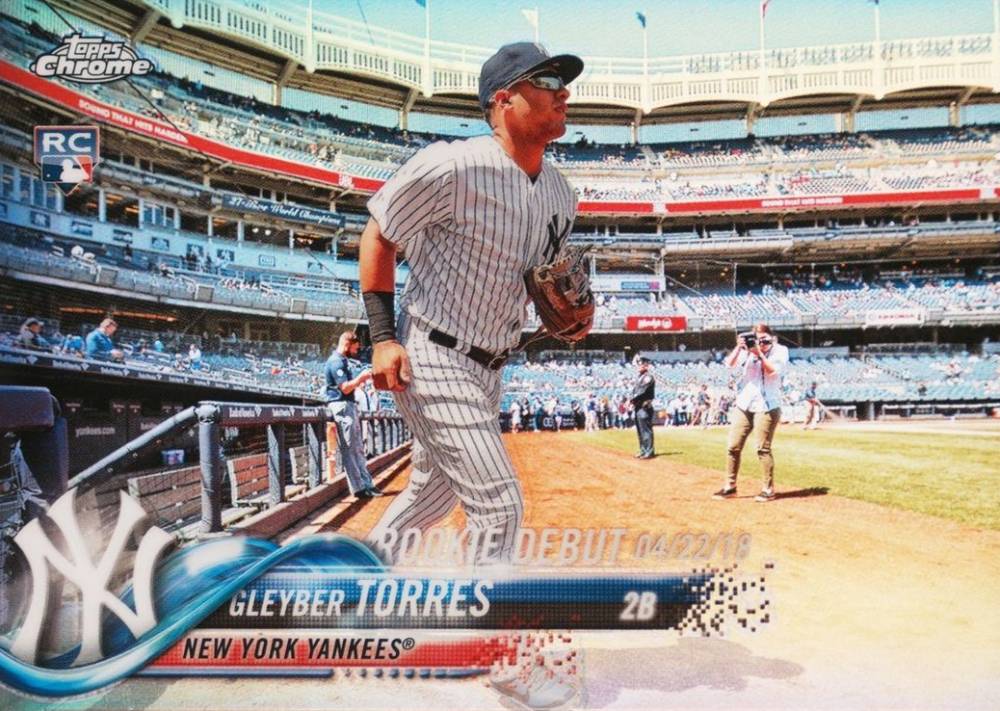 2018 Topps Chrome Update Gleyber Torres #HMT33 Baseball Card