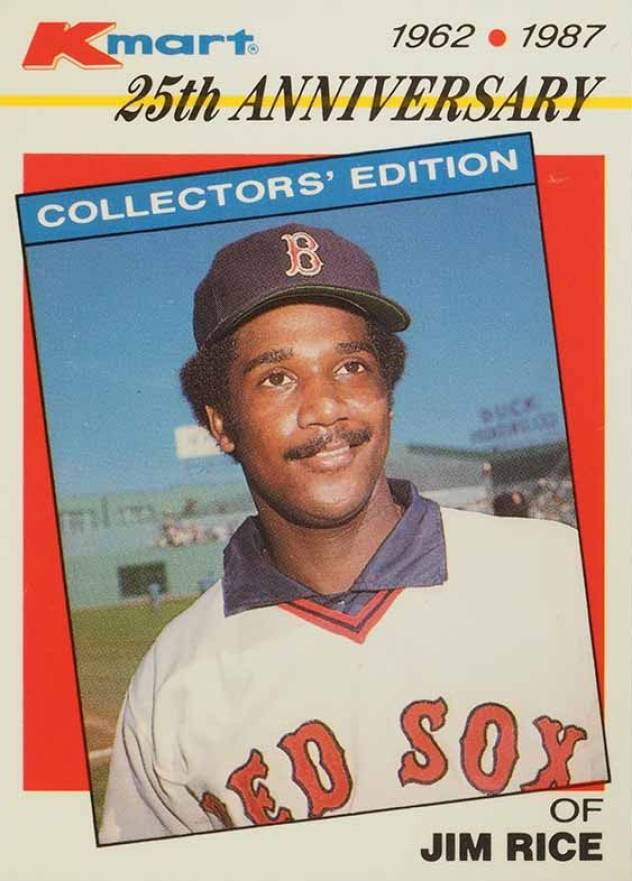 1987 K-Mart Jim Rice #18 Baseball Card