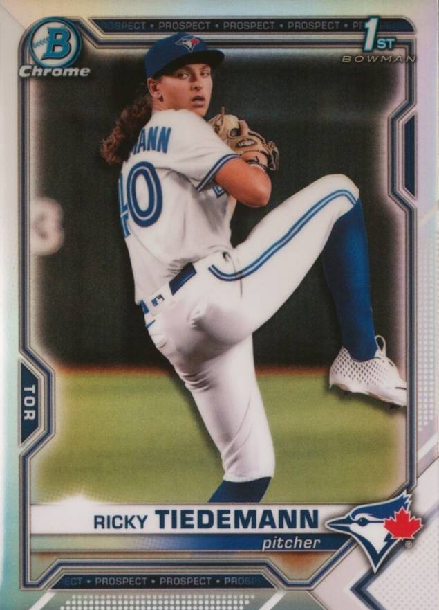 2021 Bowman Draft Ricky Tiedemann #BDC89 Baseball Card