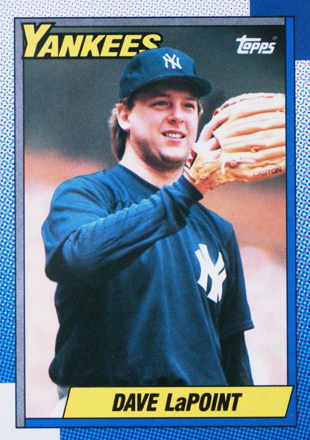 1990 Topps Dave LaPoint #186 Baseball Card