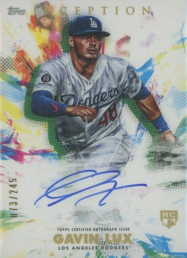2020 Topps Inception Rookies & Emerging Stars Autographs Gavin Lux #GL Baseball Card