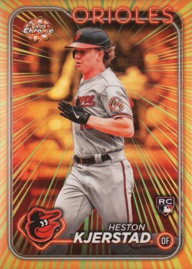 2024 Topps Chrome Radiating Rookies Heston Kjerstad #RR15 Baseball Card