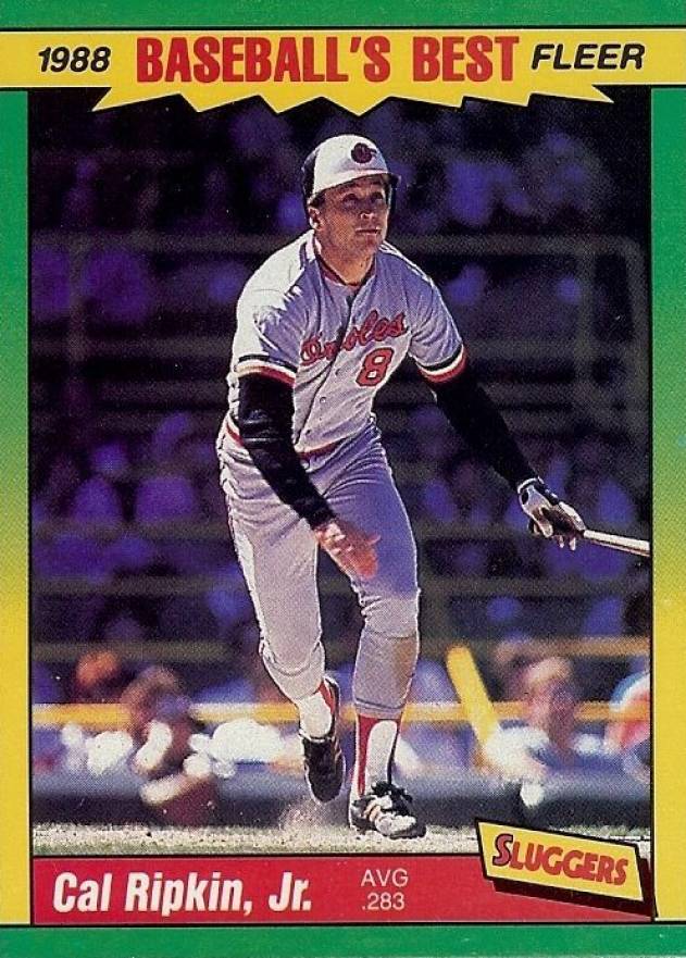 1988 Fleer Baseball's Best Cal Ripken Jr. #34 Baseball Card