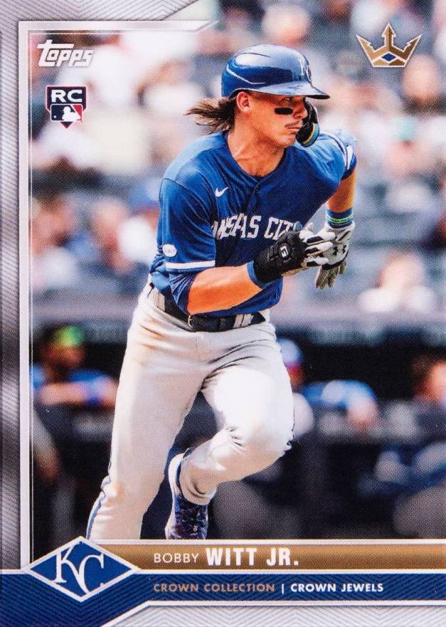 2022 Topps X Bobby Witt Jr. Crown Collection Bobby Witt Jr. #7 Baseball Card