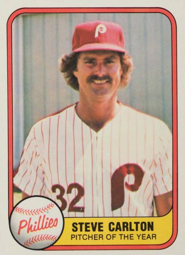 1981 Fleer Steve Carlton #6 Baseball Card