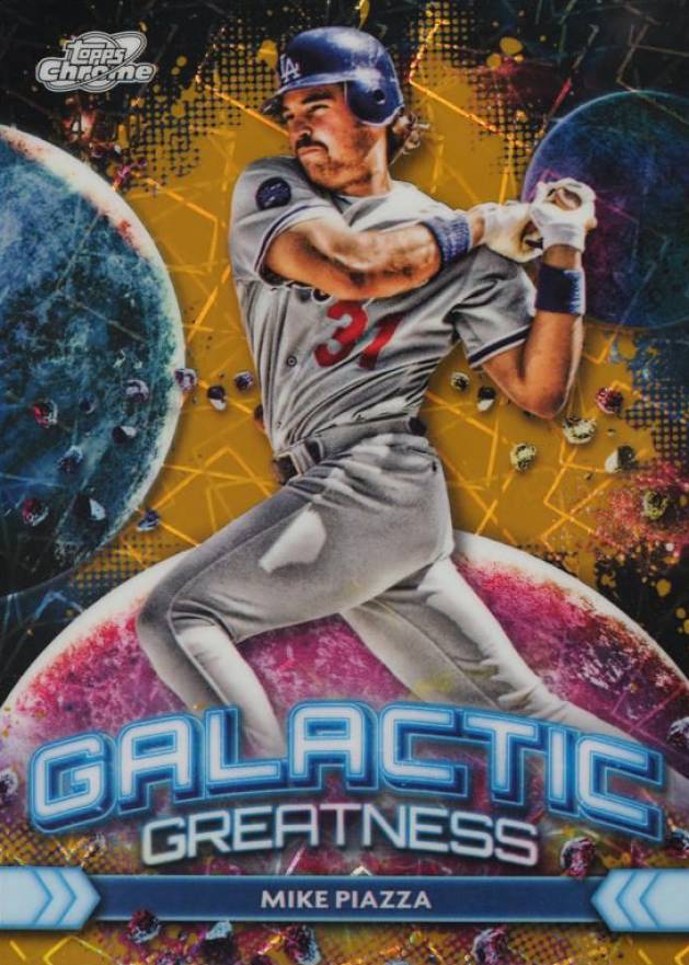 2024 Topps Chrome Cosmic Galactic Greatness Mike Piazza #24 Baseball Card