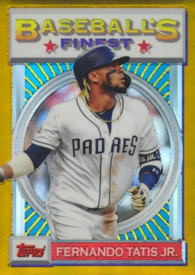 2020 Finest Flashbacks Fernando Tatis Jr. #138 Baseball Card