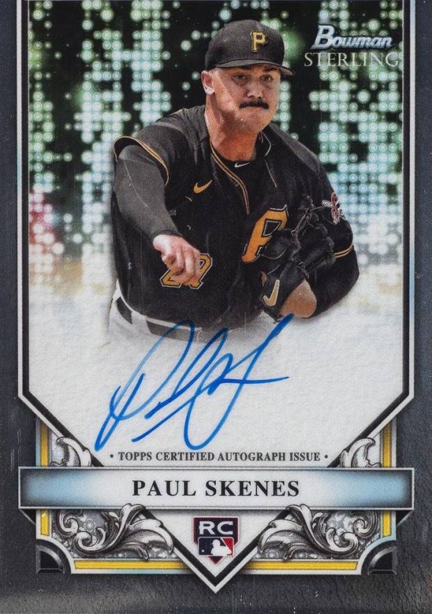 2024 Bowman Sterling Rookies Autographs Paul Skenes #RAPS Baseball Card