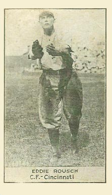 1921 National Caramel Edd Roush # Baseball Card