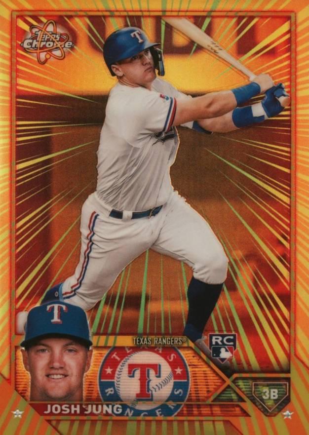 2023 Topps Chrome Radiating Rookies Josh Jung #RR6 Baseball Card