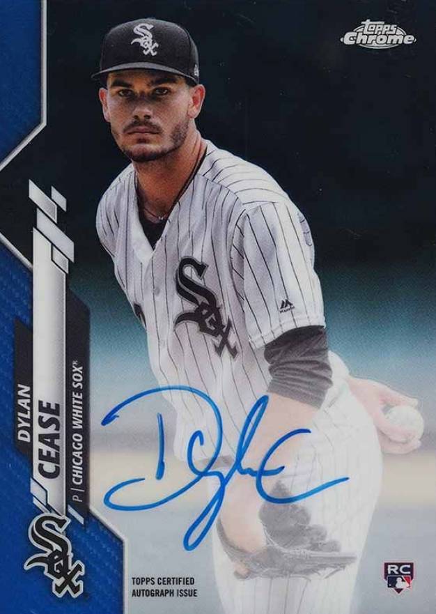 2020 Topps Chrome Rookie Autographs Dylan Cease #RADCE Baseball Card