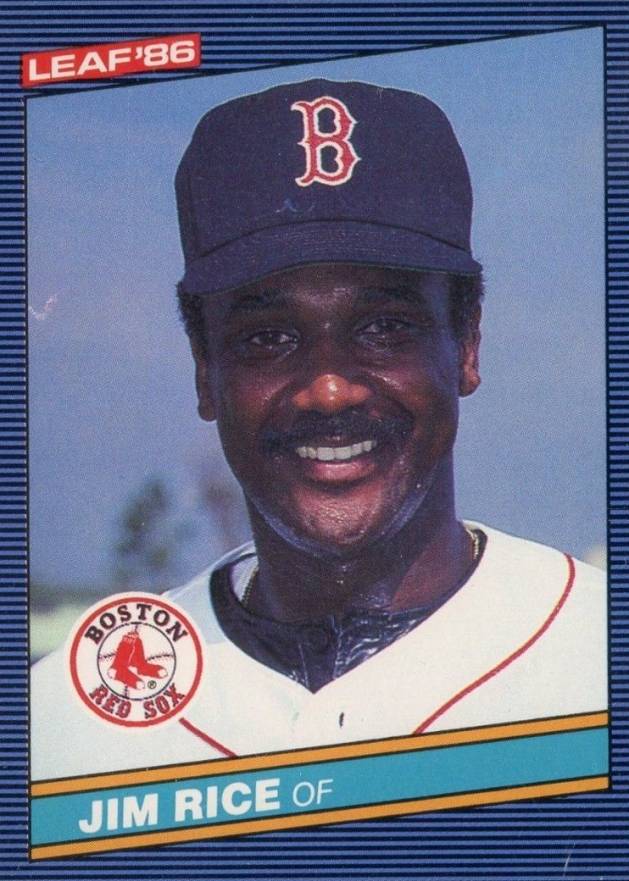 1986 Leaf Jim Rice #146 Baseball Card
