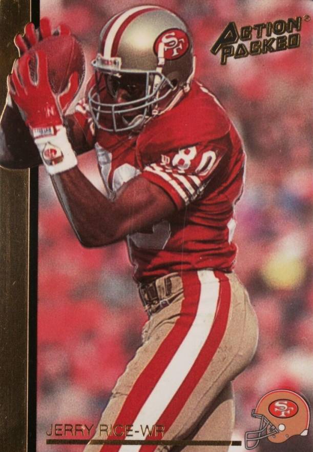1992 Action Packed Rookie Update  Jerry Rice #59 Football Card