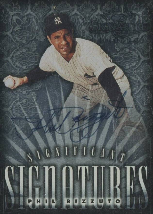 1998 Donruss Signature Significant Signature Phil Rizzuto # Baseball Card