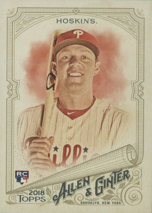 2018 Topps Allen & Ginter Rhys Hoskins #211 Baseball Card