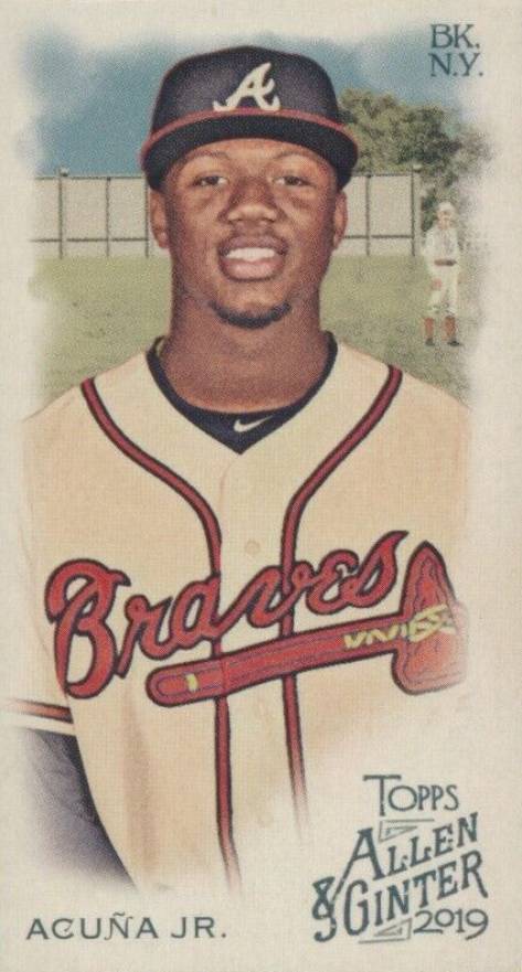 2019 Topps Allen & Ginter Ronald Acuna Jr. #25 Baseball Card