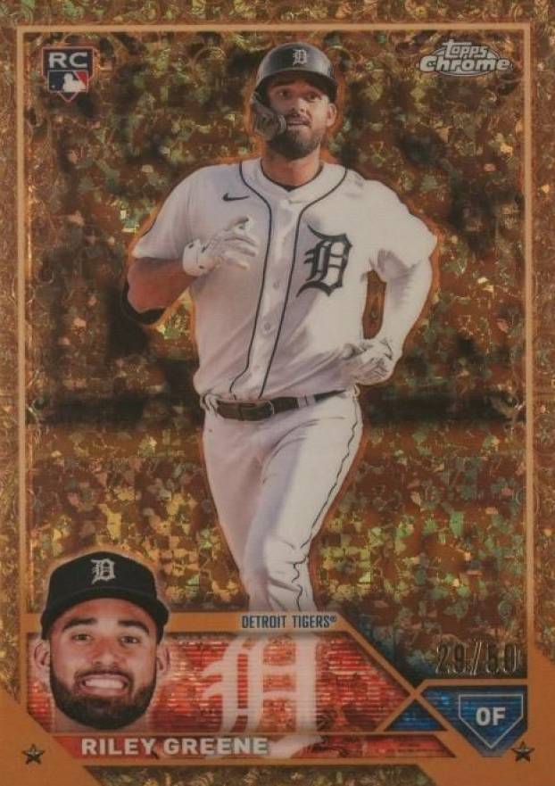 2023 Topps Gilded Collection Riley Greene #98 Baseball Card
