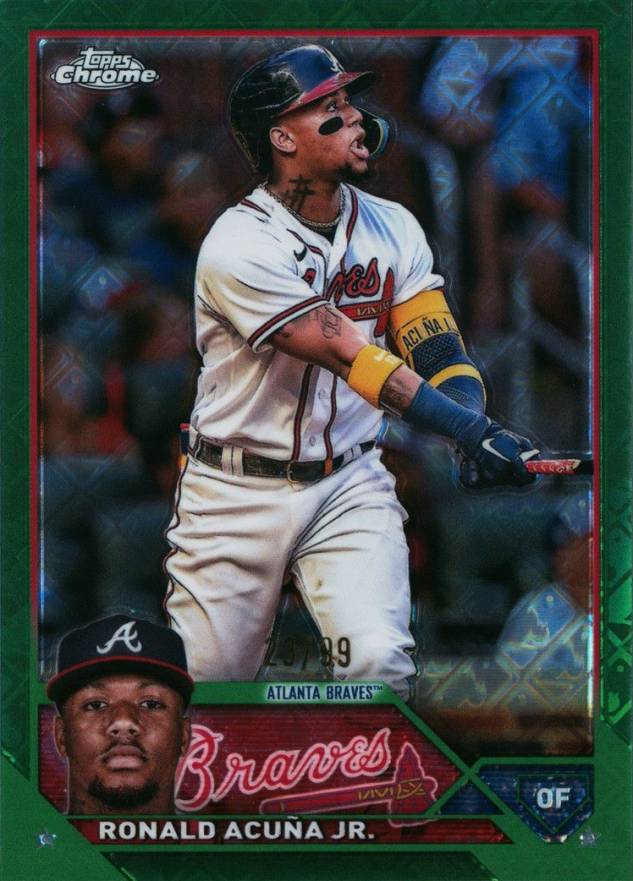 2023 Topps Chrome Logofractor Edition Ronald Acuna Jr. #39 Baseball Card