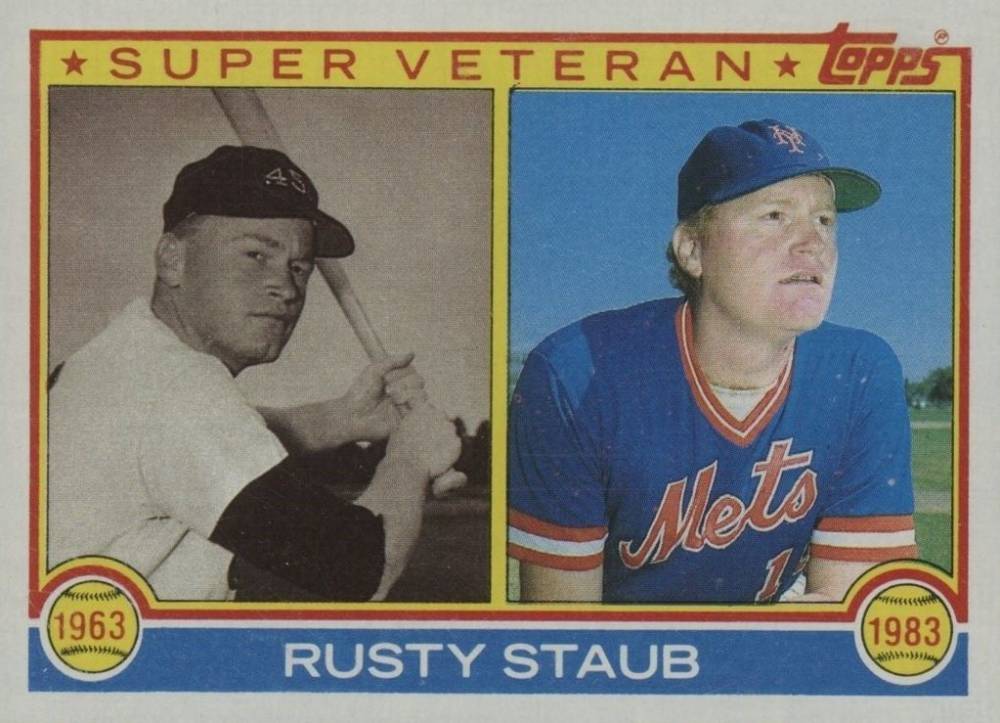 1983 Topps Rusty Staub #741 Baseball Card