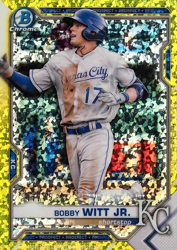 2021 Bowman Chrome Prospects Bobby Witt Jr. #BCP1 Baseball Card