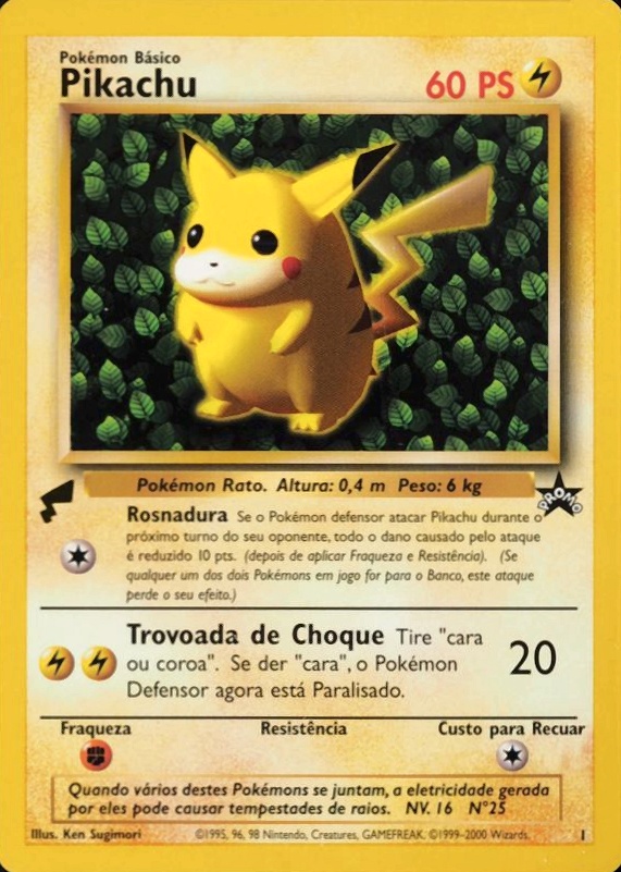 2000 Pokemon Pikachu World TCG Card Set - VCP Price Guide