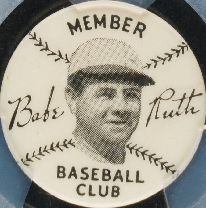 1934 Quaker Oats Pins Babe Ruth # Baseball Card - VCP Price Guide
