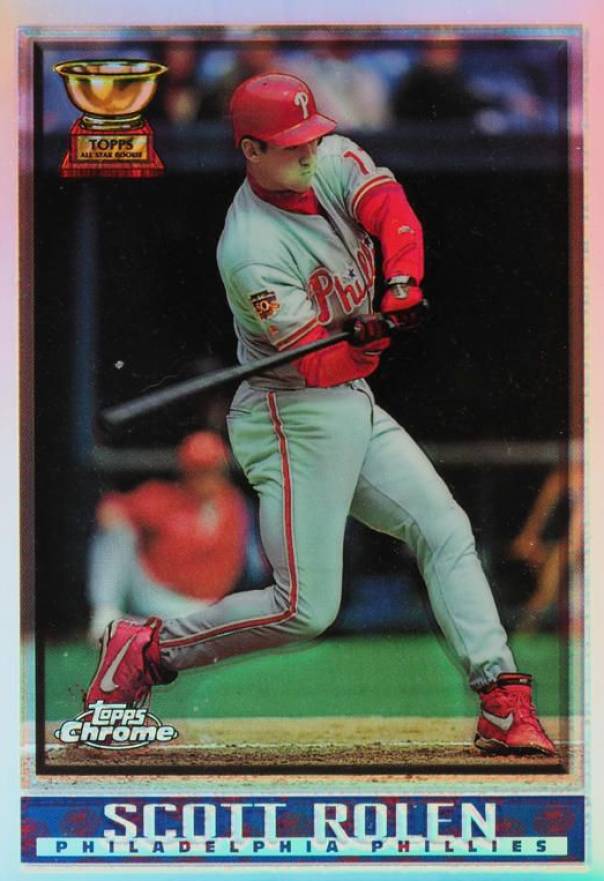 1998 Topps Chrome Scott Rolen #25 Baseball Card