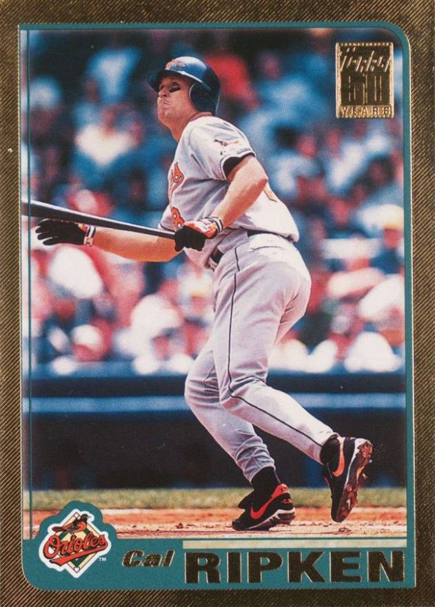 2001 Topps Gold Cal Ripken Jr. #1 Baseball Card