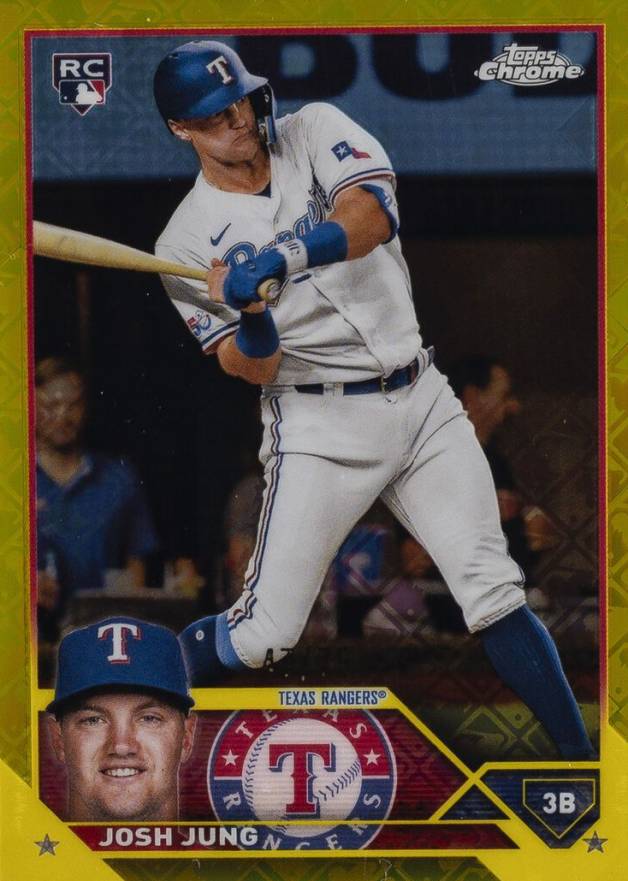 2023 Topps Chrome Logofractor Edition Josh Jung #93 Baseball Card