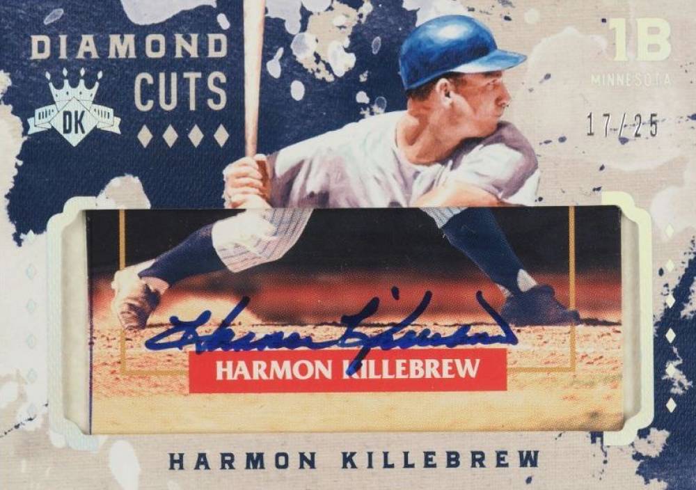 2017 Panini Diamond Kings Diamond Cuts Signature Harmon Killebrew #DC-HK2 Baseball Card