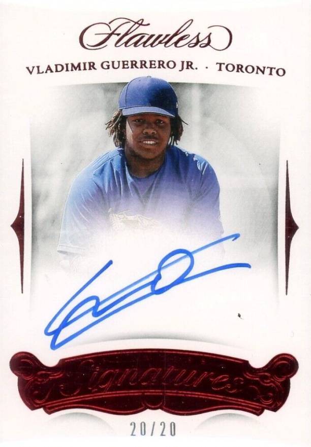 2018 Panini Flawless Flawless Signatures Vladimir Guerrero Jr. #FS-VGJ Baseball Card