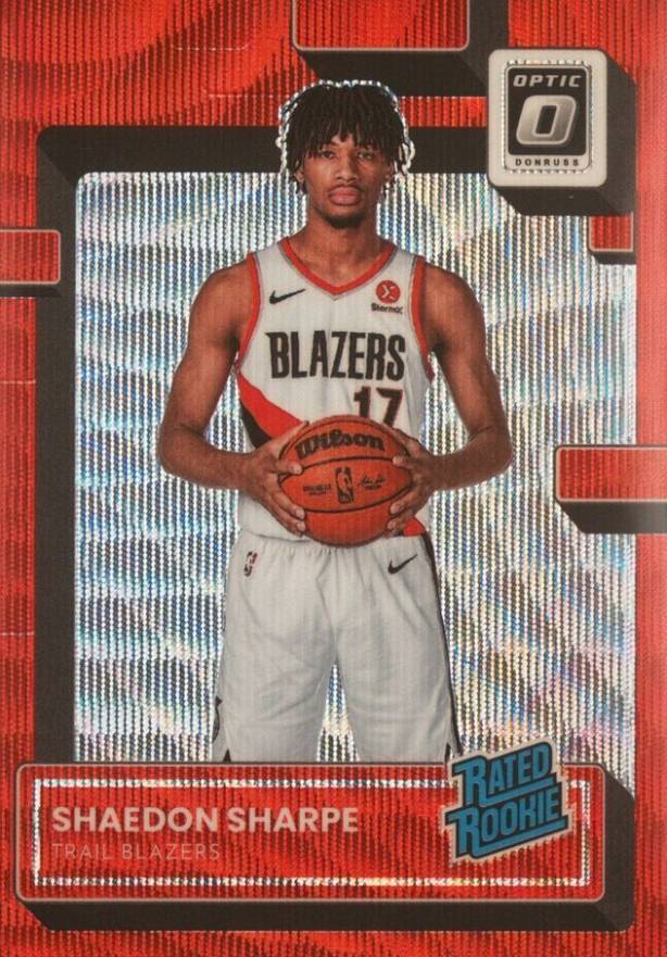 2022 Panini Donruss Optic Shaedon Sharpe #249 Basketball Card