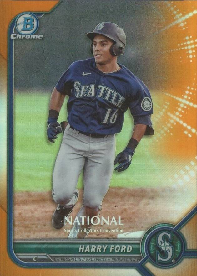 2022 Bowman Chrome NSCC Wrapper Redemption Harry Ford #HF Baseball Card