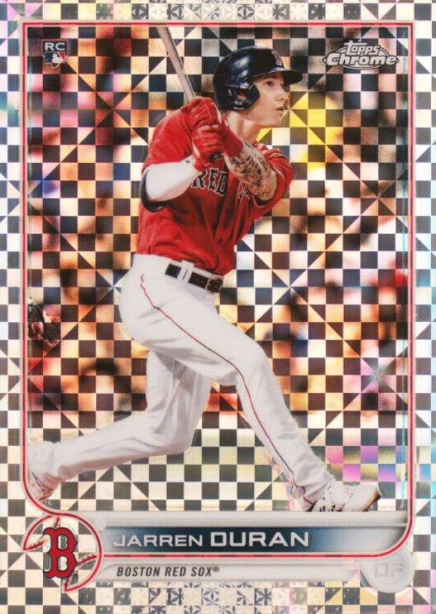 2022 Topps Chrome Jarren Duran #113 Baseball Card