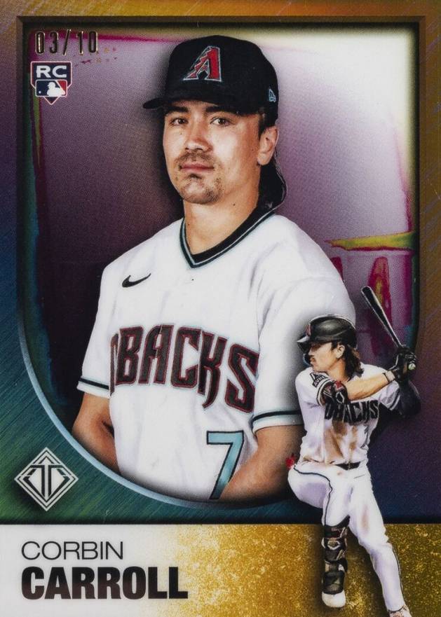 2023 Topps Transcendent Collection Transcendent Icons Chrome Corbin Carroll #70 Baseball Card