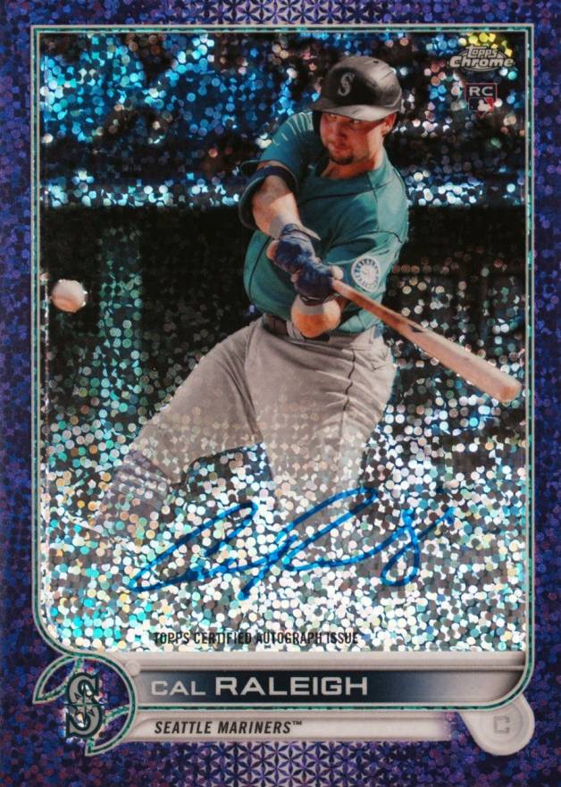 2022 Topps Chrome Rookie Autographs Cal Raleigh #RACR Baseball Card
