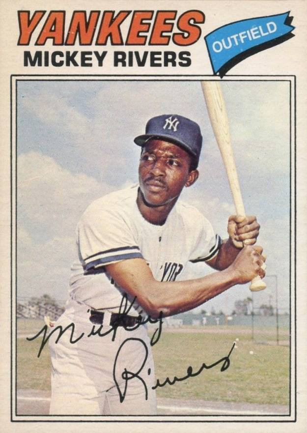 1977 O-Pee-Chee Mickey Rivers #69 Baseball Card