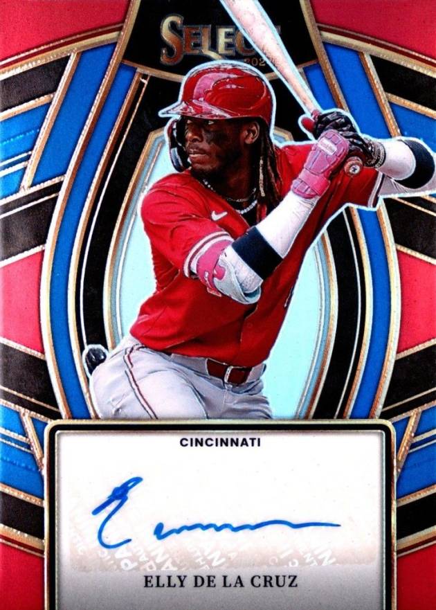 2024 Panini Select Signature Selections Elly de La Cruz #SSEDC Baseball Card