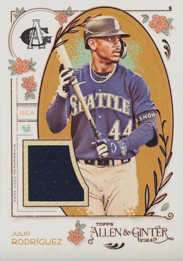 2024 Topps Allen & Ginter Allen & Ginter Relics B Julio Rodriguez #AGRJROD Baseball Card