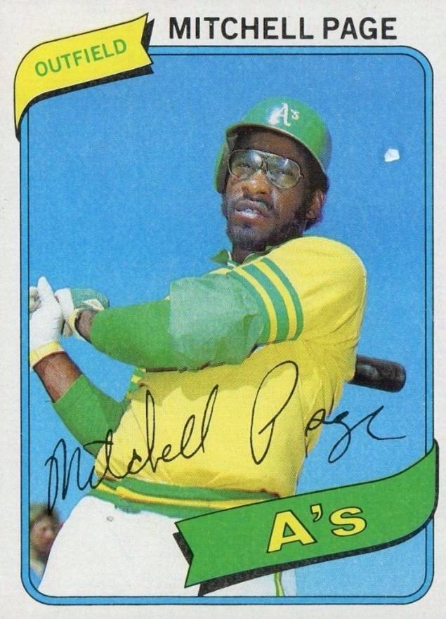 1980 Topps Mitchell Page #586 Baseball Card