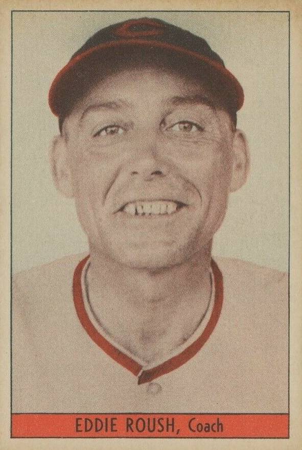 1939 Cincinnati Reds Team Issue Edd Roush # Baseball Card