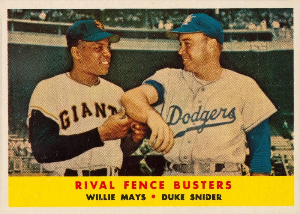 1958 Topps Willie Mays #436 Baseball Card