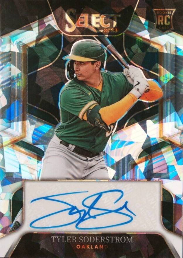 2023 Panini Select Rookie Signature Tyler Soderstrom #RSTS Baseball Card