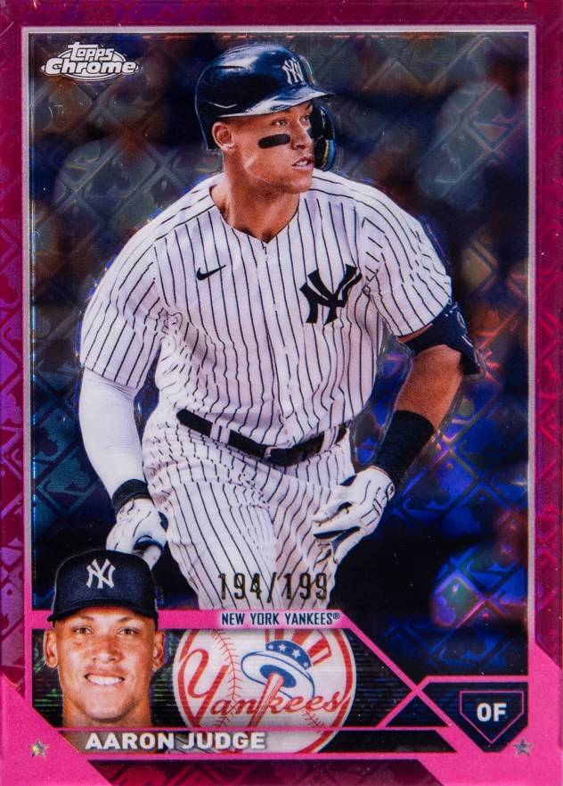 2023 Topps Chrome Logofractor Edition Aaron Judge #62 Baseball Card