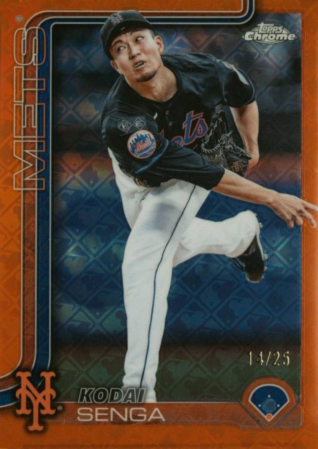2025 Topps Chrome Logofractor Edition Kodai Senga #246 Baseball Card