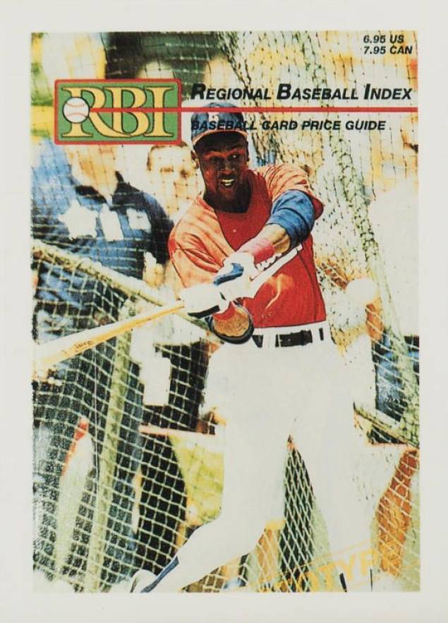 Michael Jordan　PROTOTYPE　BASEBALL INDEX Michael Jordan 1991 RBI Baseball Index Price Guide Prototype