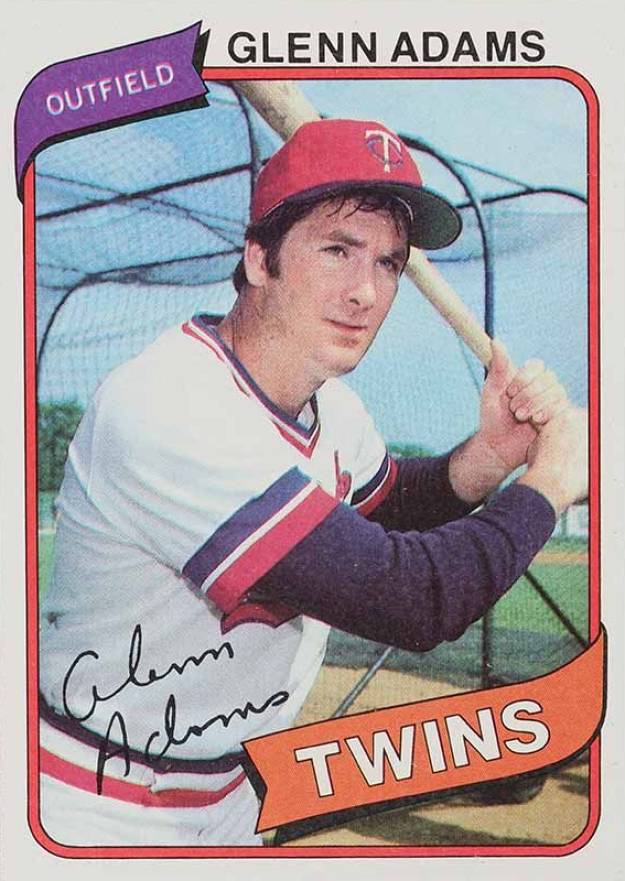 1980 Topps Glenn Adams #604 Baseball Card