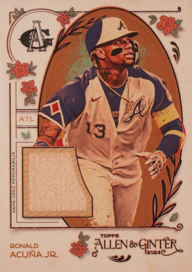 2024 Topps Allen & Ginter Allen & Ginter Relics B Ronald Acuna Jr. #AGRRAJ Baseball Card