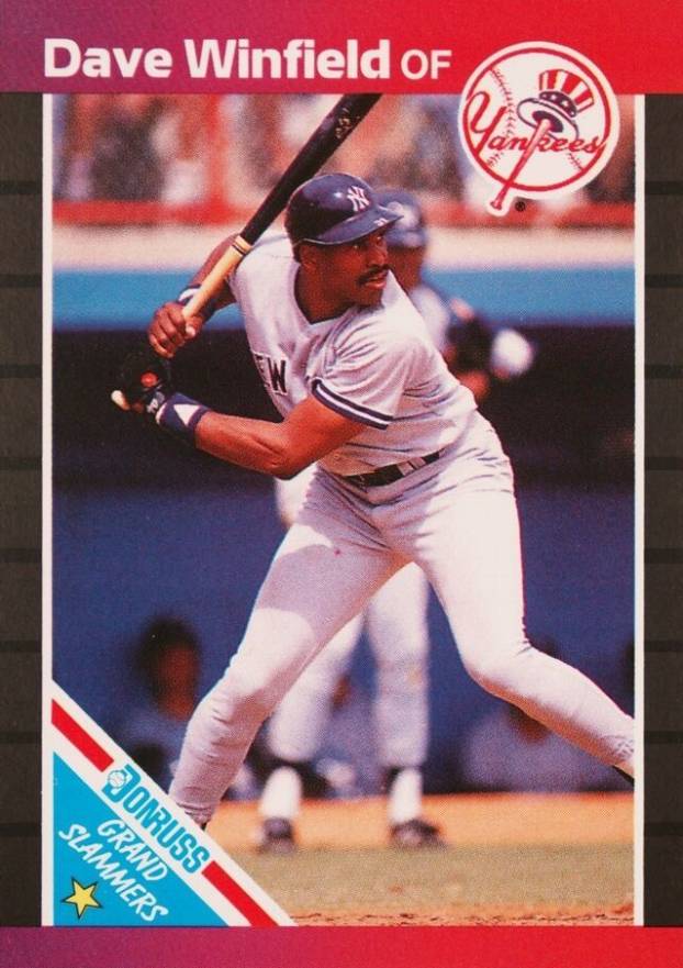 1989 Donruss Grand Slammers Dave Winfield #6 Baseball Card