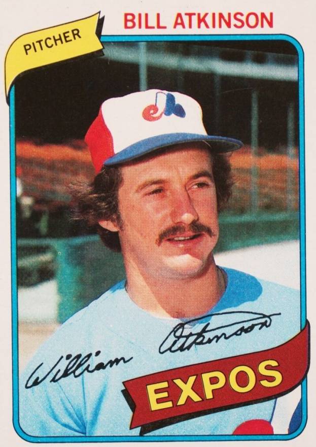 1980 Topps Bill Atkinson #415 Baseball Card